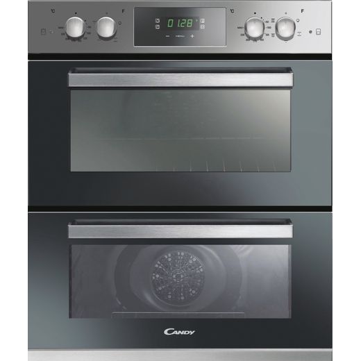 Candy FC7D405X Built Under Electric Double Oven - Stainless Steel - A Rated