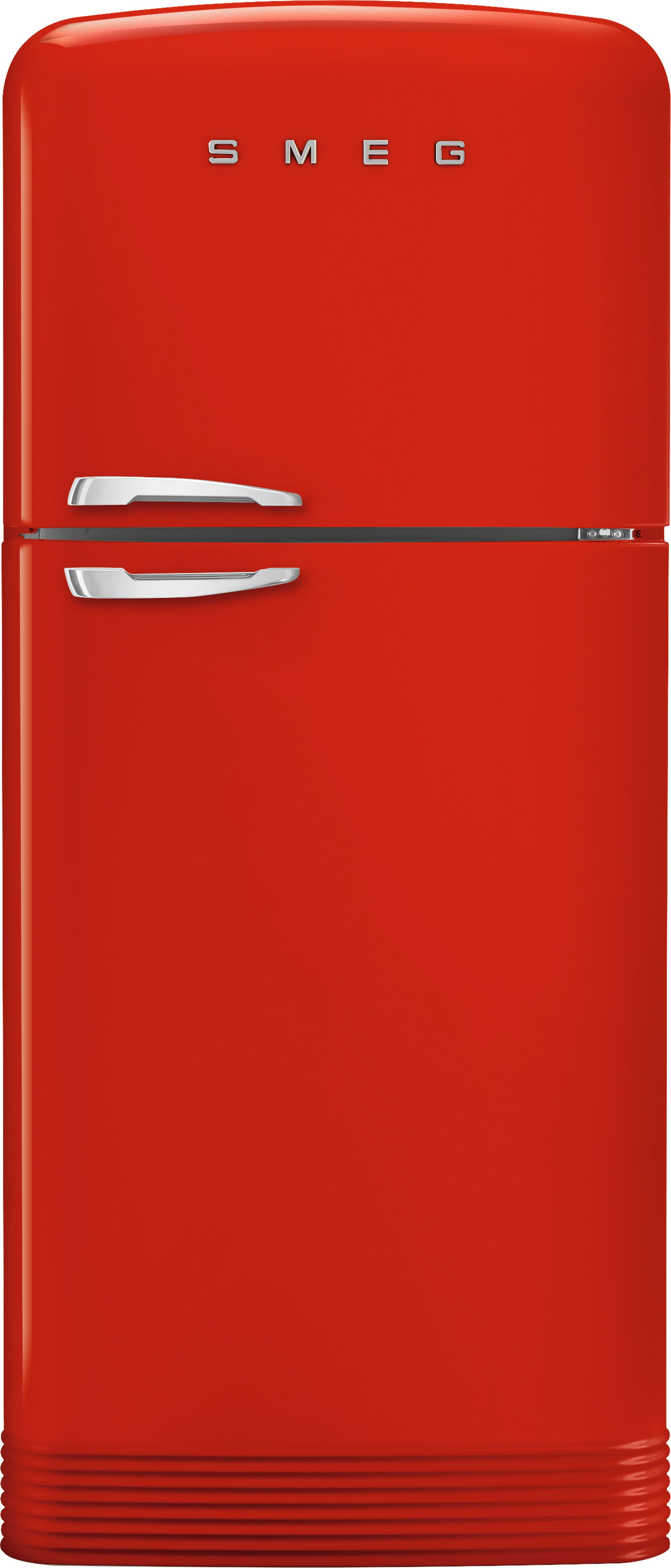 Smeg Right Hand Hinge FAB50RRD5 80/20 Frost Free Fridge Freezer - Red - E Rated, Red