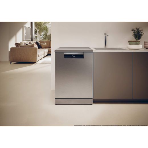 Haier I-PRO SHINE SERIES 5 - Biovitae Collection Standard Dishwasher - Stainless Steel - Dishwasher in kitchen shot 