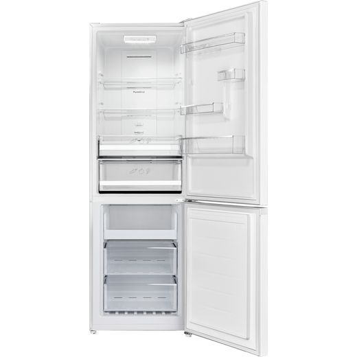 Indesit 70/30 Total No Frost Fridge Freezer - White - Front with door open shot 