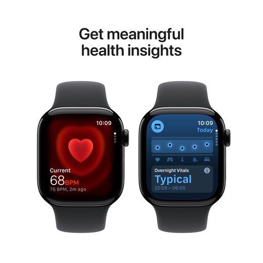 Apple in Black Sport Band - Annotation - Health insights