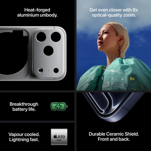 Apple iPhone 17 Pro Max 512GB in Silver - Annotation - Feature
