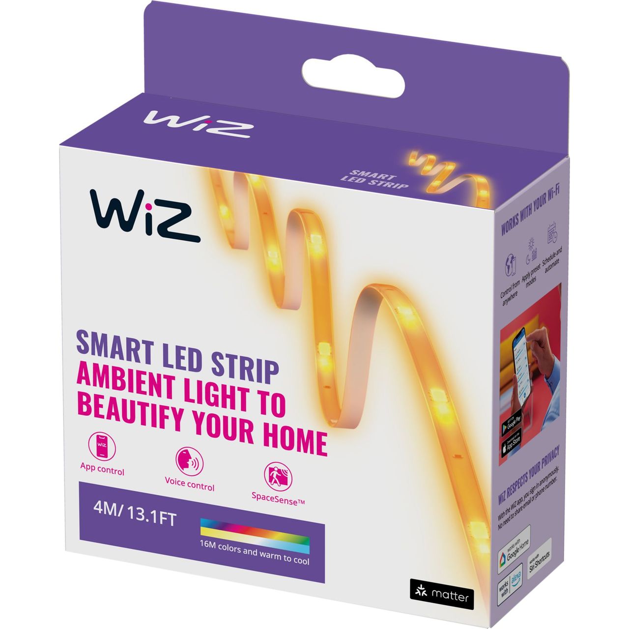 WiZ 4m LED Smart Lightstrip 929003244916 KTO ao