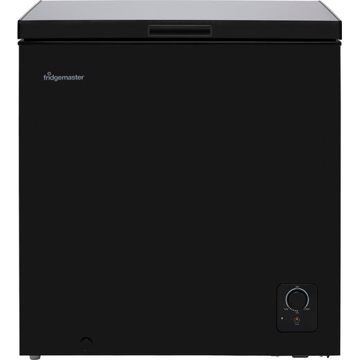 Fridgemaster MCF198B Chest Freezer - Black - F Rated