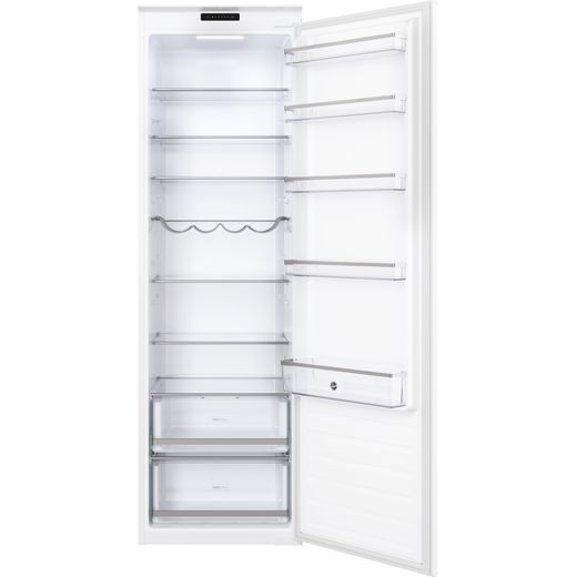 Hoover HOMS518EWK Integrated Upright Fridge - White - Front with door open shot