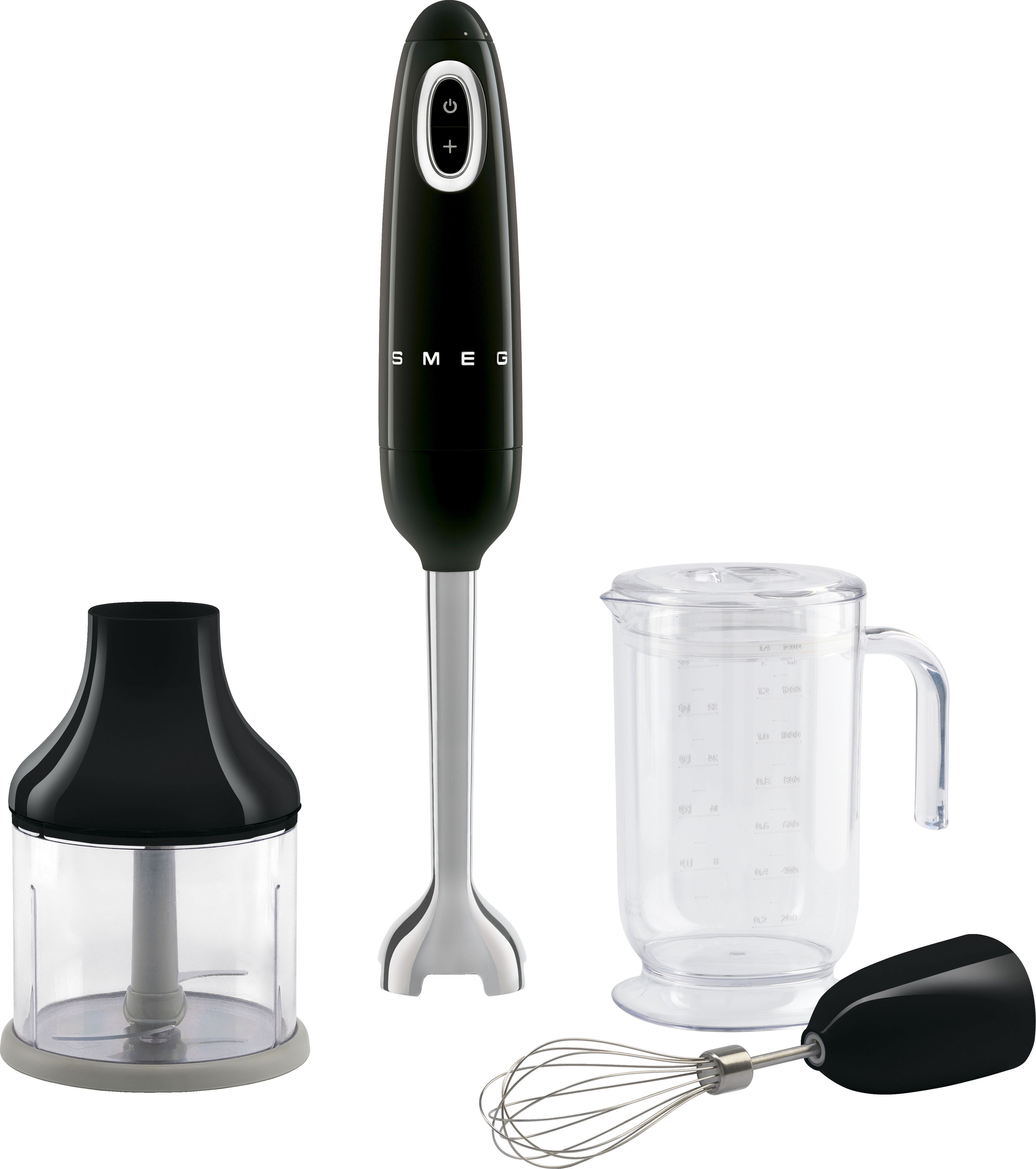 Smeg HBF03BLUK Hand Blender - 700W - Black - Stainless Steel