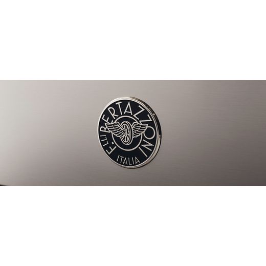 Bertazzoni Professional Series PRO106L3EROT 100cm Dual Fuel Range Cooker with Gas Hob - Red - Close up logo shot