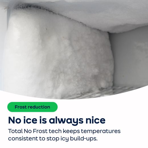 Indesit INK2 5322 W4UK 184cm High 70/30 No Frost Fridge Freezer - White - AO Annotation -  Total-No-Frost