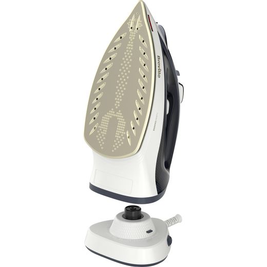 Breville Turbo Charge Cordless Steam Generator Iron - White / Blue - Underneath shot
