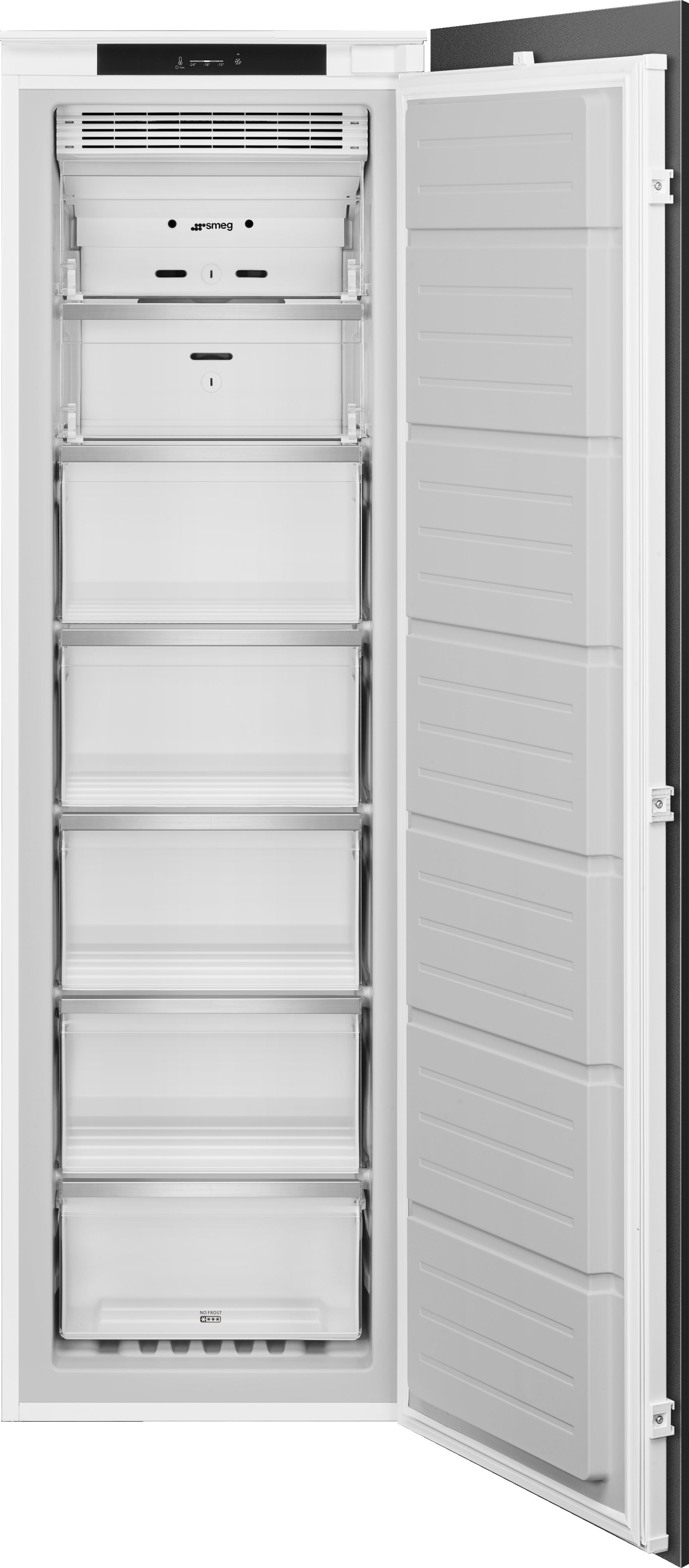Smeg Built-in Upright Freezer - 212L Capacity - No Frost - White - 177cm Height
