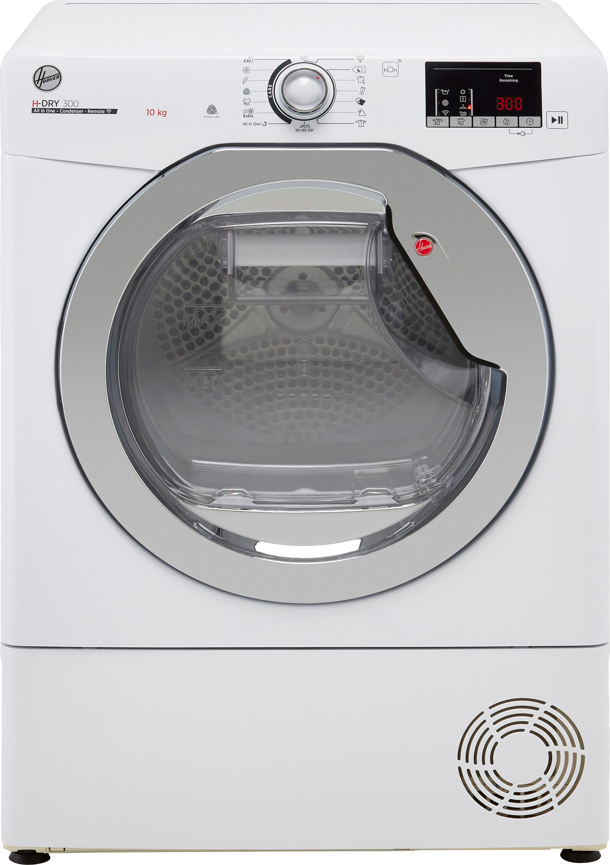 Hoover H-DRY 300 HLEC10DCE Wifi Connected 10Kg Condenser Tumble Dryer - White - B Rated