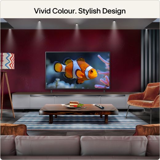 LG evo AI 50" 4K Ultra HD MiniLED Smart TV - Annotation -vivid colour shot