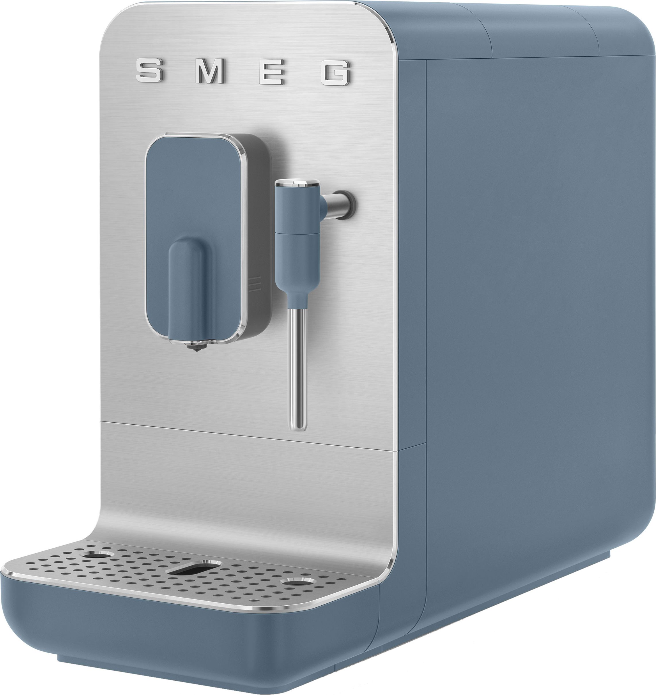 Image of Smeg BCC12SBMUK Bean to Cup Coffee Machine - Storm Blue, Blue