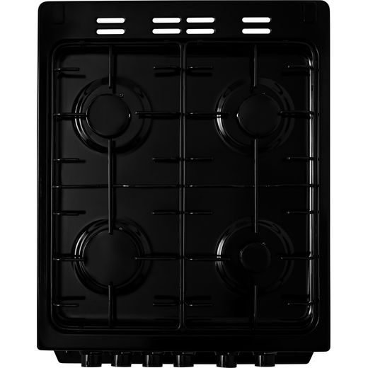 Beko Gas Cooker - Black - Top shot