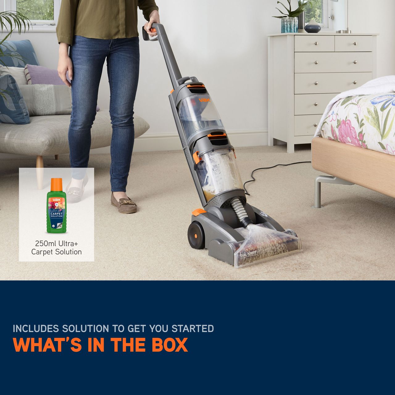 W86-DP-B | Vax Carpet Cleaner | ao.com