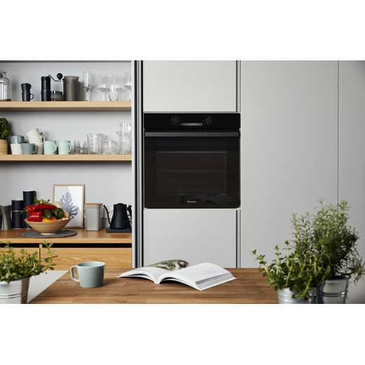 Hisense Electric Single Oven - Black - Oven in modern kitchen