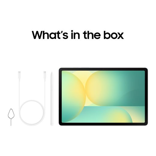 Samsung Galaxy Tab S10 FE 10.9" 256GB WiFi Tablet - Silver - Annotation - What's in the box