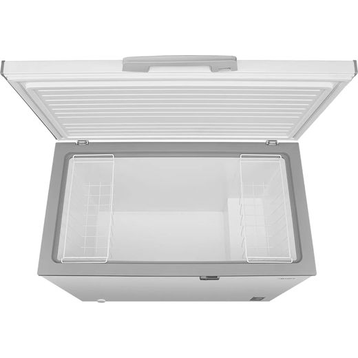Midea MDRC411FZE01 Chest Freezer - White - Top view shot