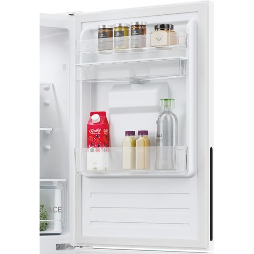 Hoover Fridge Freezer - White - Close up door shelves shot
