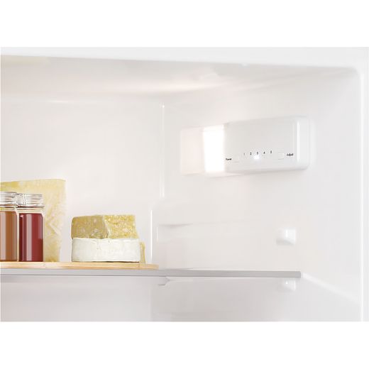 Hoover HOMLSE68EWKP Integrated Upright Fridge - White - Close up inside shot