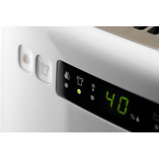 De'Longhi Dehumidifier - White - Close up of control buttons shot