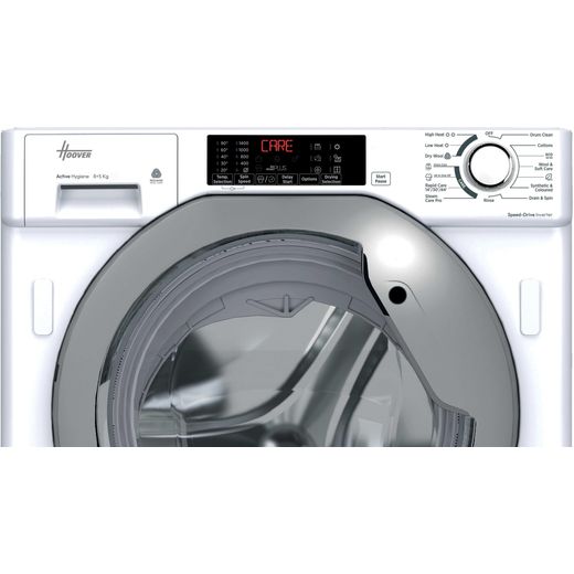 Hoover H-WASH&DRY 300 HBDS 4854DMS5-80 Integrated 8Kg / 5Kg Washer Dryer with 1400 rpm - White - Control panel