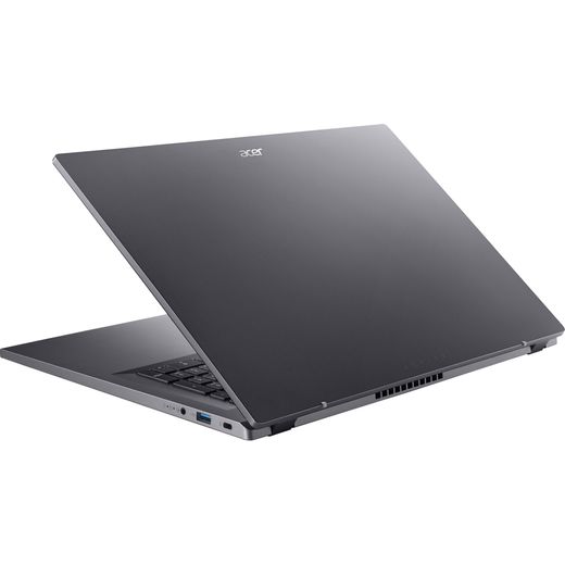 Acer Aspire Go 17 AG17-31P Laptop - Intel® Core™ 3, 128GB UFS, 8 GB RAM - Iron - back right perspective shot
