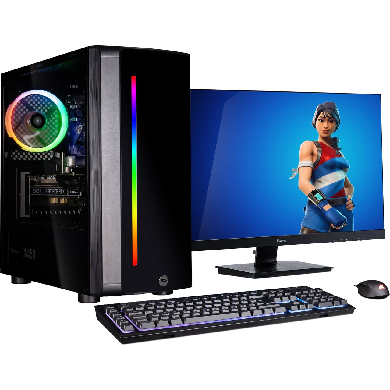 3XS Core 2060 Gaming Tower Gaming Desktop Includes 27