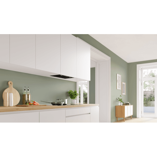 Bosch Series 6 52 cm Cooker Hood - Black - Cooker hood in kitchen