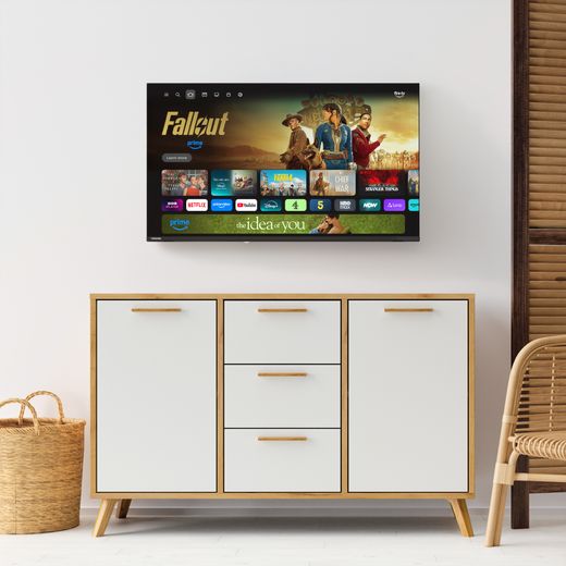 Toshiba 40" Full HD LCD Smart Fire TV [2026] - TV on wall