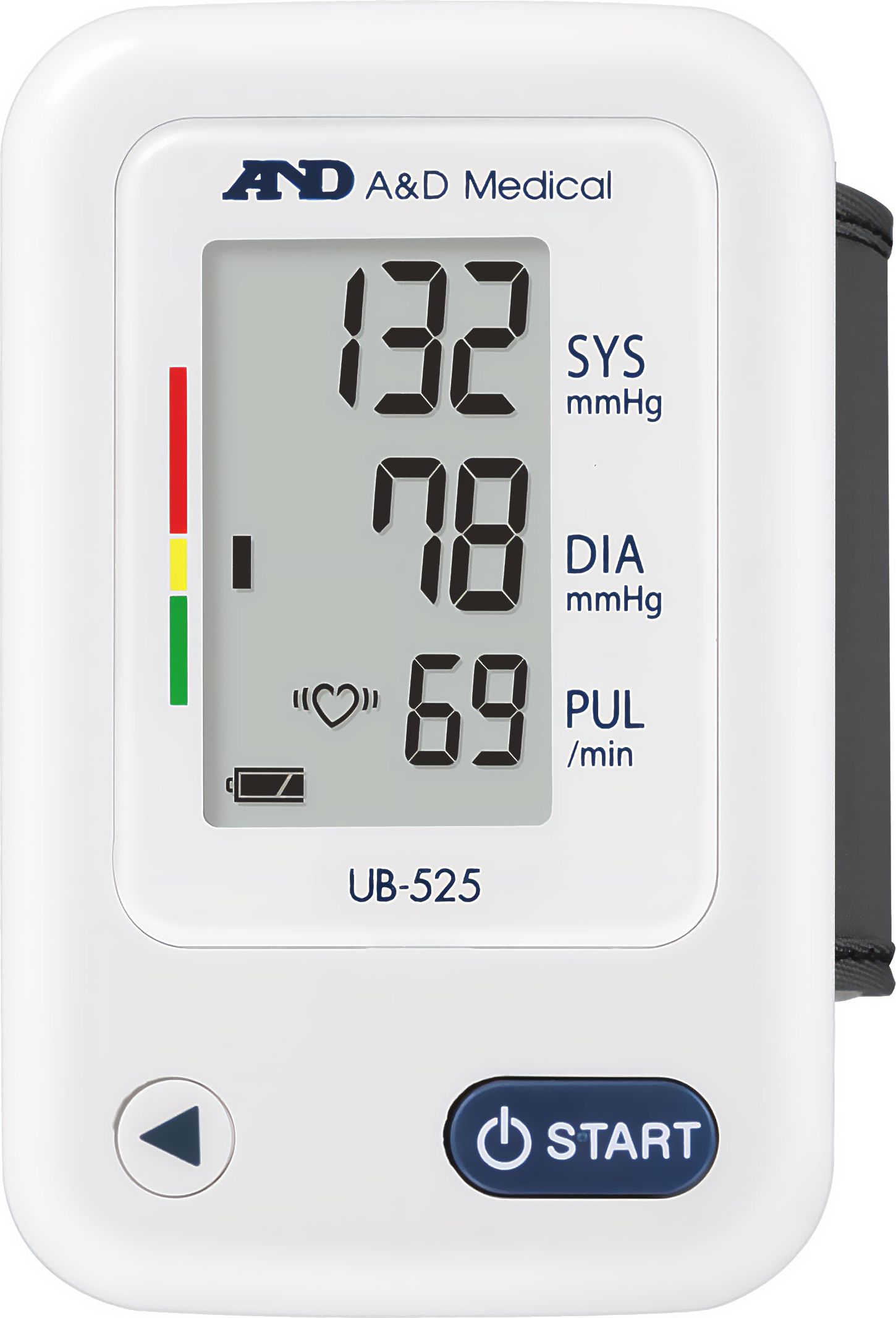 A&D Medical UB-525 Automatic Wrist Blood Pressure Monitor - White