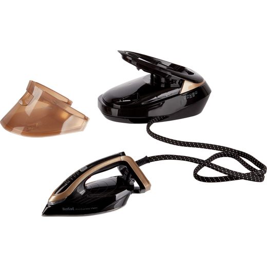 Tefal Pro Express Vision Pressurised Steam Generator Iron - Black / Gold