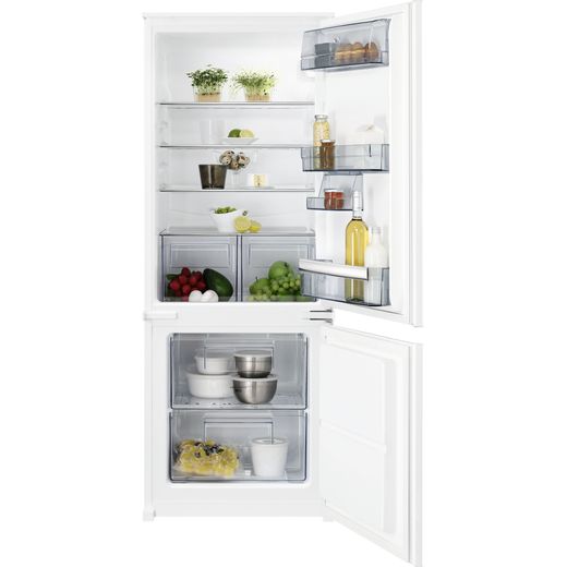 AEG SCB614F1LS Integrated 60/40 Fridge Freezer with Sliding Door Fixing Kit - White - F Rated