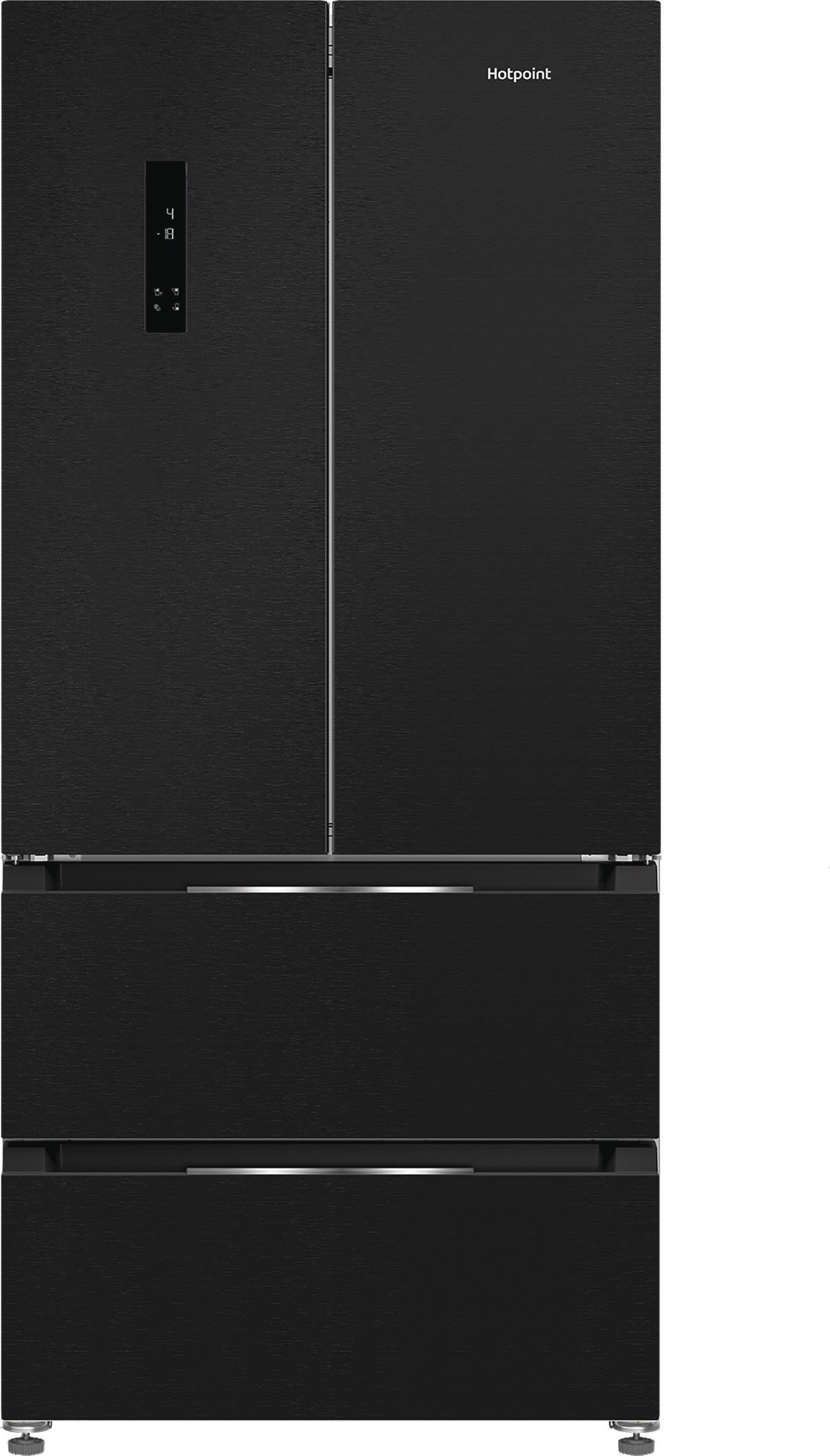 Hotpoint Vitalcare Hpg2 6513 Xk5e American-Style Fridge Freezer - Black, Black - Image 2