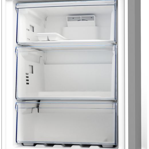Beko Frost Free Fridge Freezer - Stainless Steel Effect - Close up freezer drawer shot