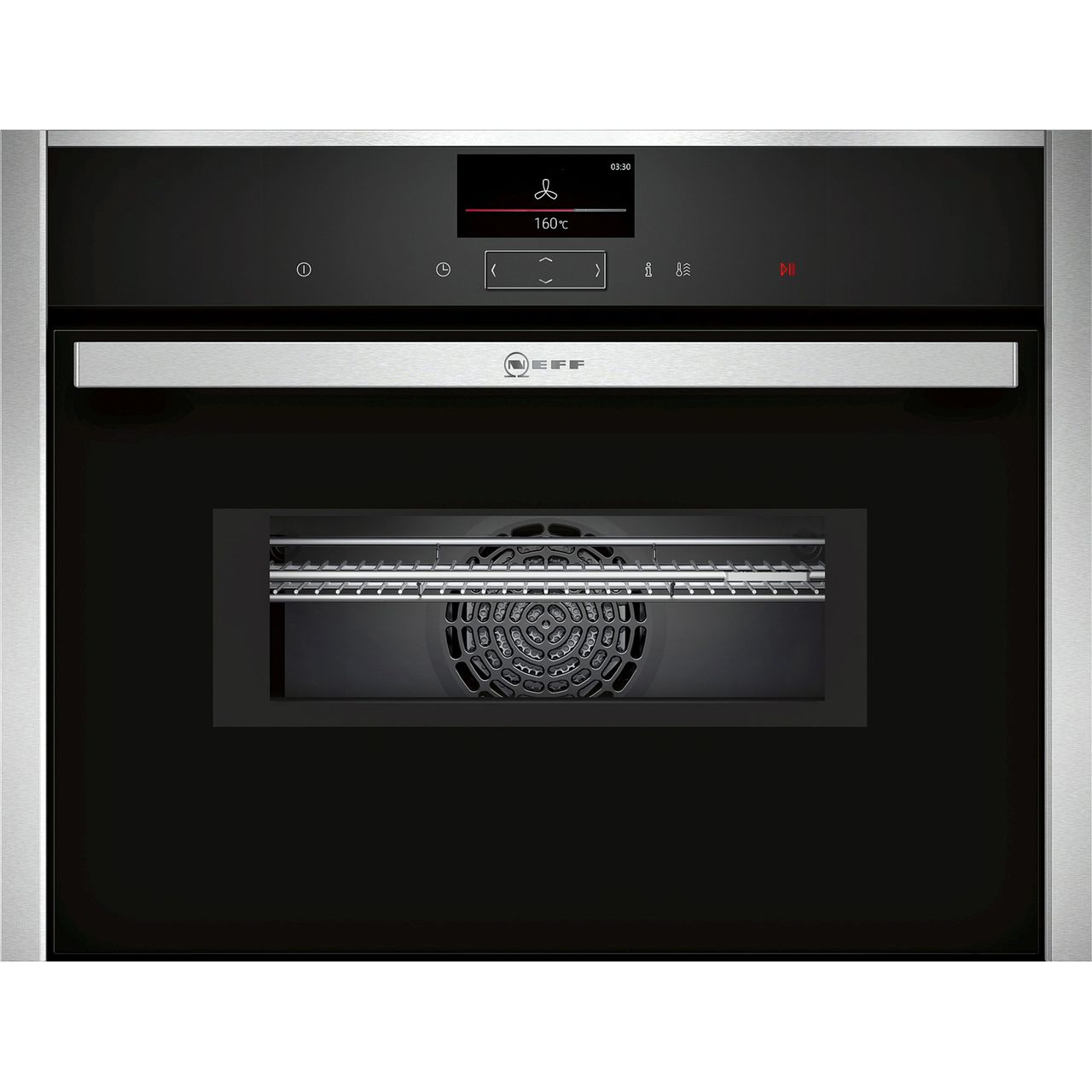 NEFF N90 C27MS22H0B Wifi Connected Built In Compact Electric Single Oven with Microwave Function Review