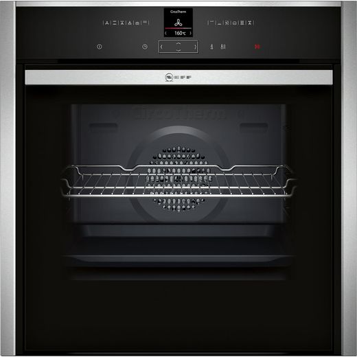 NEFF N70 Slide&Hide® B47CR32N0B Built In Electric Single Oven - Stainless Steel