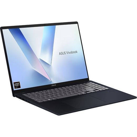 ASUS VivoBook 16 16" Laptop -, 1TB SSD, 16 GB RAM - Blue - Right perpsective shot