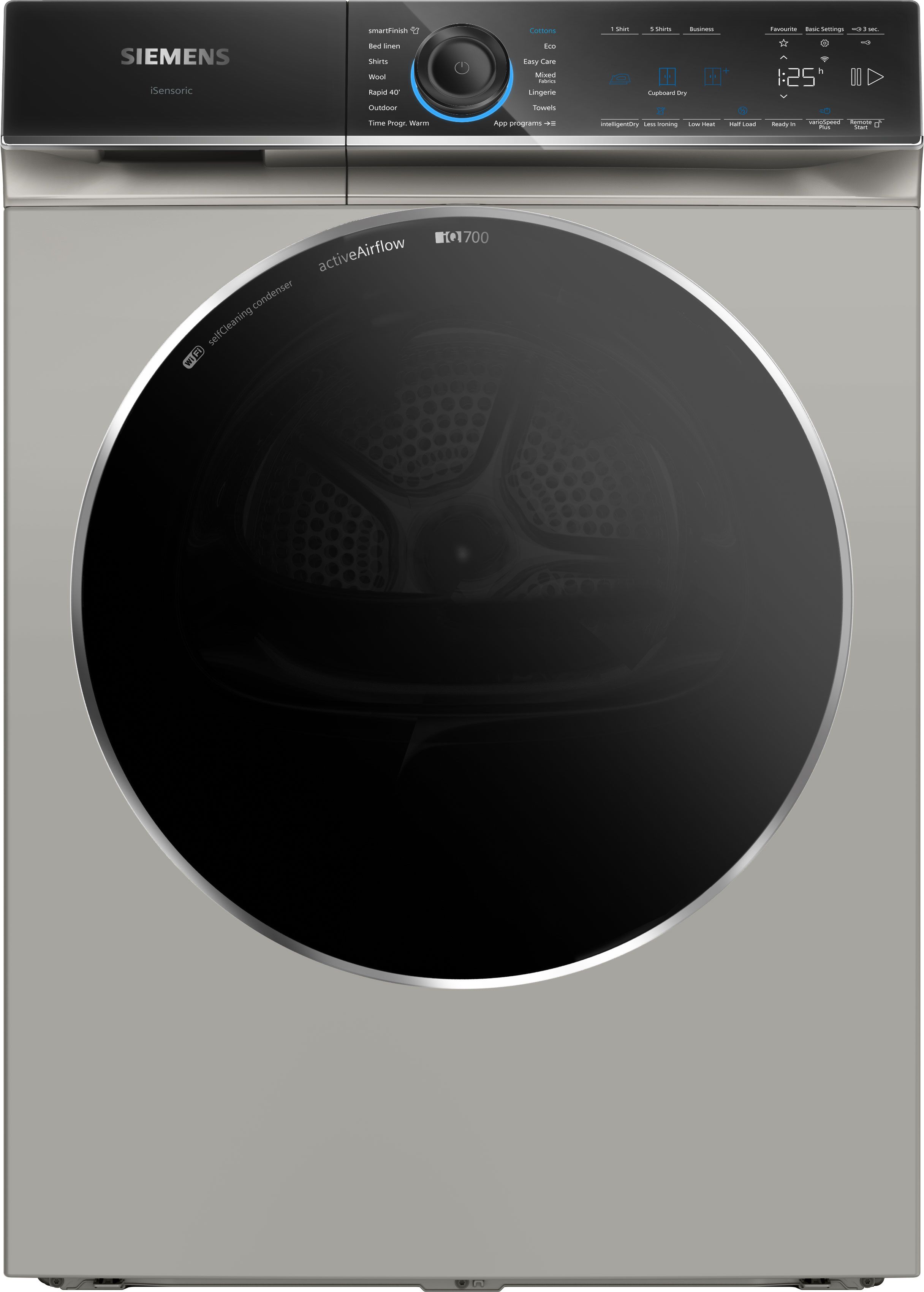Siemens WR47B2CSGB Heat Pump Tumble Dryer 9kg Silver