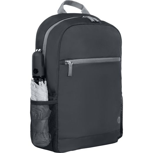 HP Laptop Backpack for 15.6" Laptop - Black / Grey - Left perpsective  shot