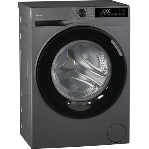 Hoover HBR 412BL10-80 HBR 412BL10G-80 12kg Washing Machine with 1400 rpm - Graphite - right perspective shot