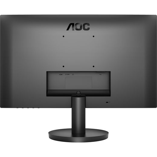 AOC 23.8" Full HD 120Hz Monitor - Black - back shot 