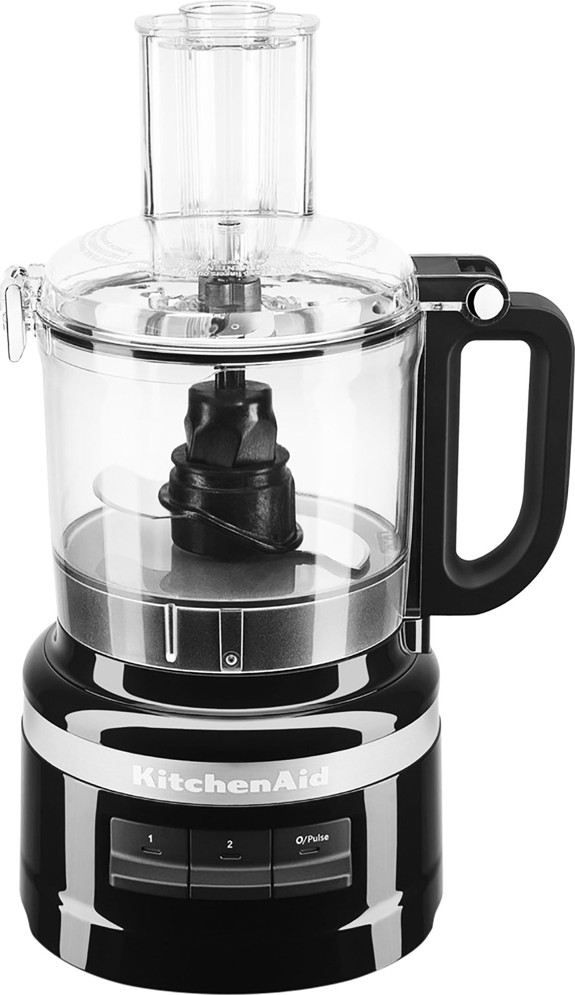 KitchenAid 5KFP0719BOB 1.7 Litre Food Processor With 4 Accessories - Onyx Black, Black