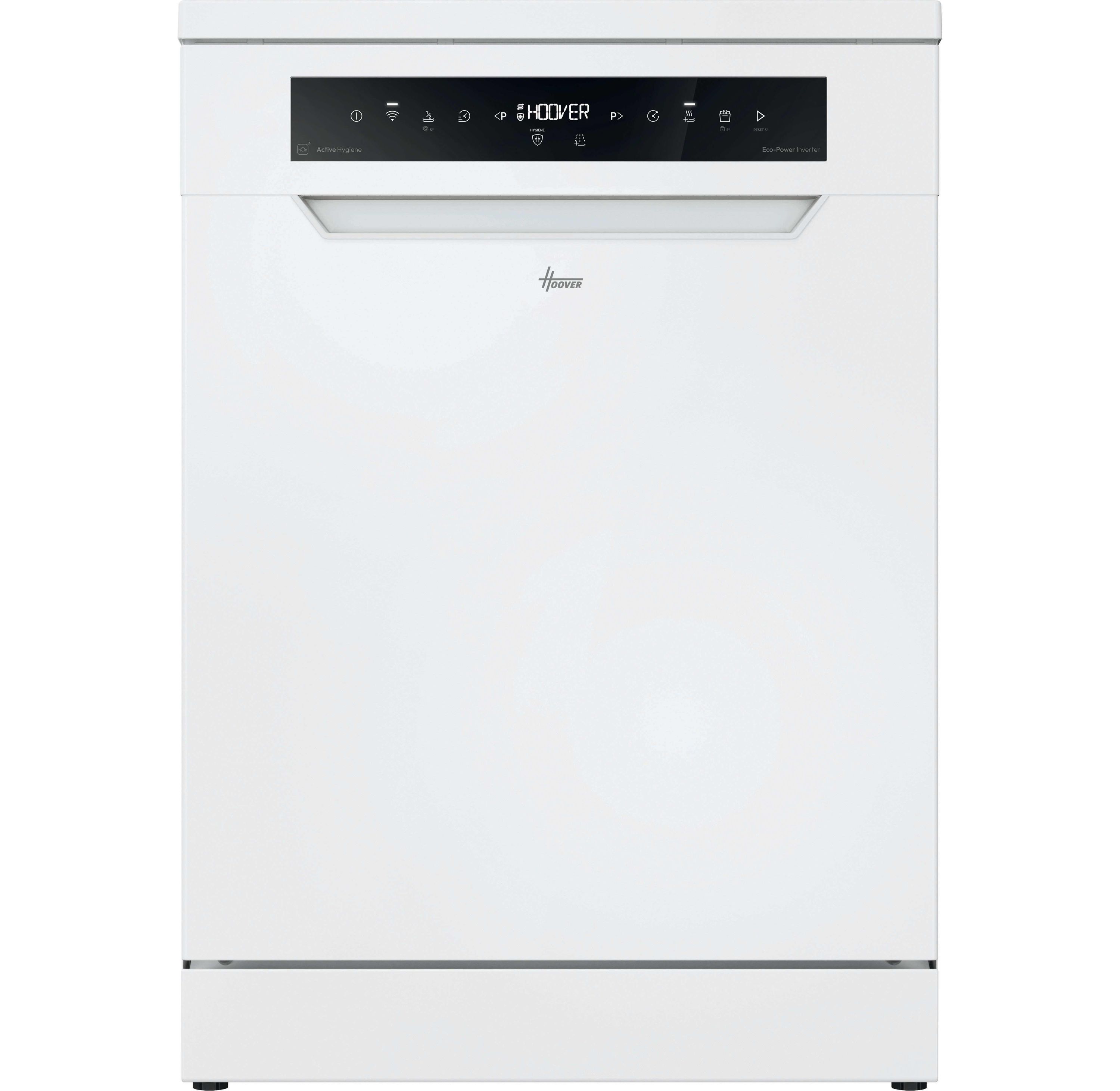Hoover H-DISH 700 HF6B4S1PW Freestanding Dishwasher - 16 Place Settings - White