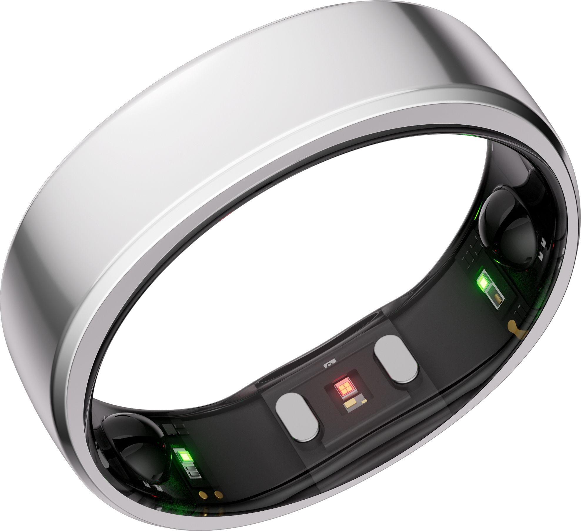 RingConn Gen 2 Smart Ring - Silver - Size 14 - Health Tracker