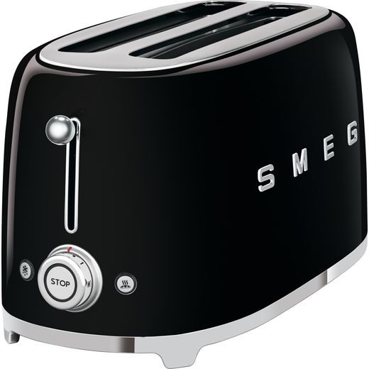 Smeg 50's Retro 4 Slice Toaster - Black