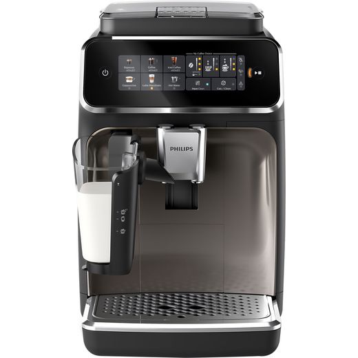 Philips EP3347/90 Bean to Cup Coffee Machine - Black / Chrome - Front shot