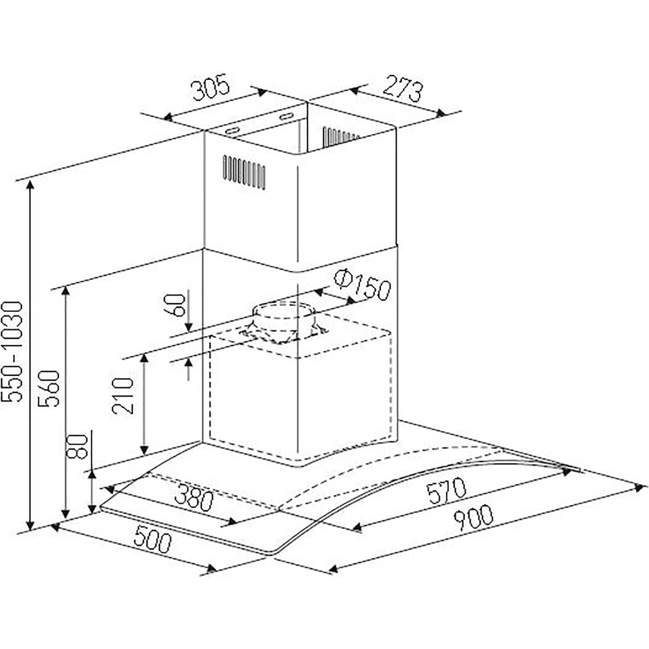 Hoover H-HOOD 300 HGM900X 90 cm Chimney Cooker Hood Review