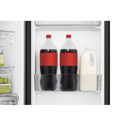 Hisense RR220D4BBE Fridge - Black - Close up door shelf shot