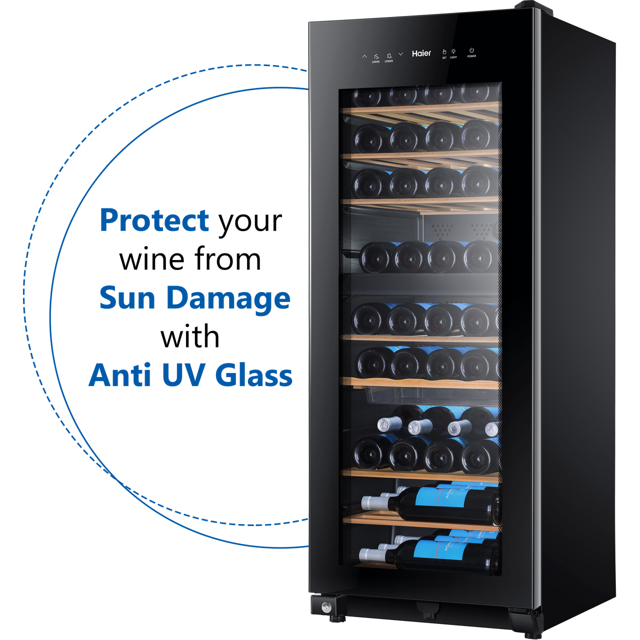 Ws53gda Bk Haier Wine Cooler Ao Com